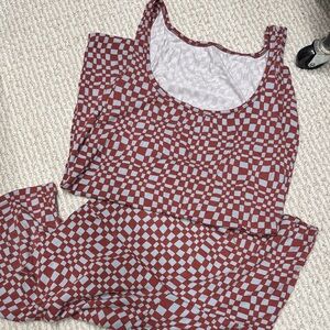 Storq Maternity biker short and tank set - worn once!